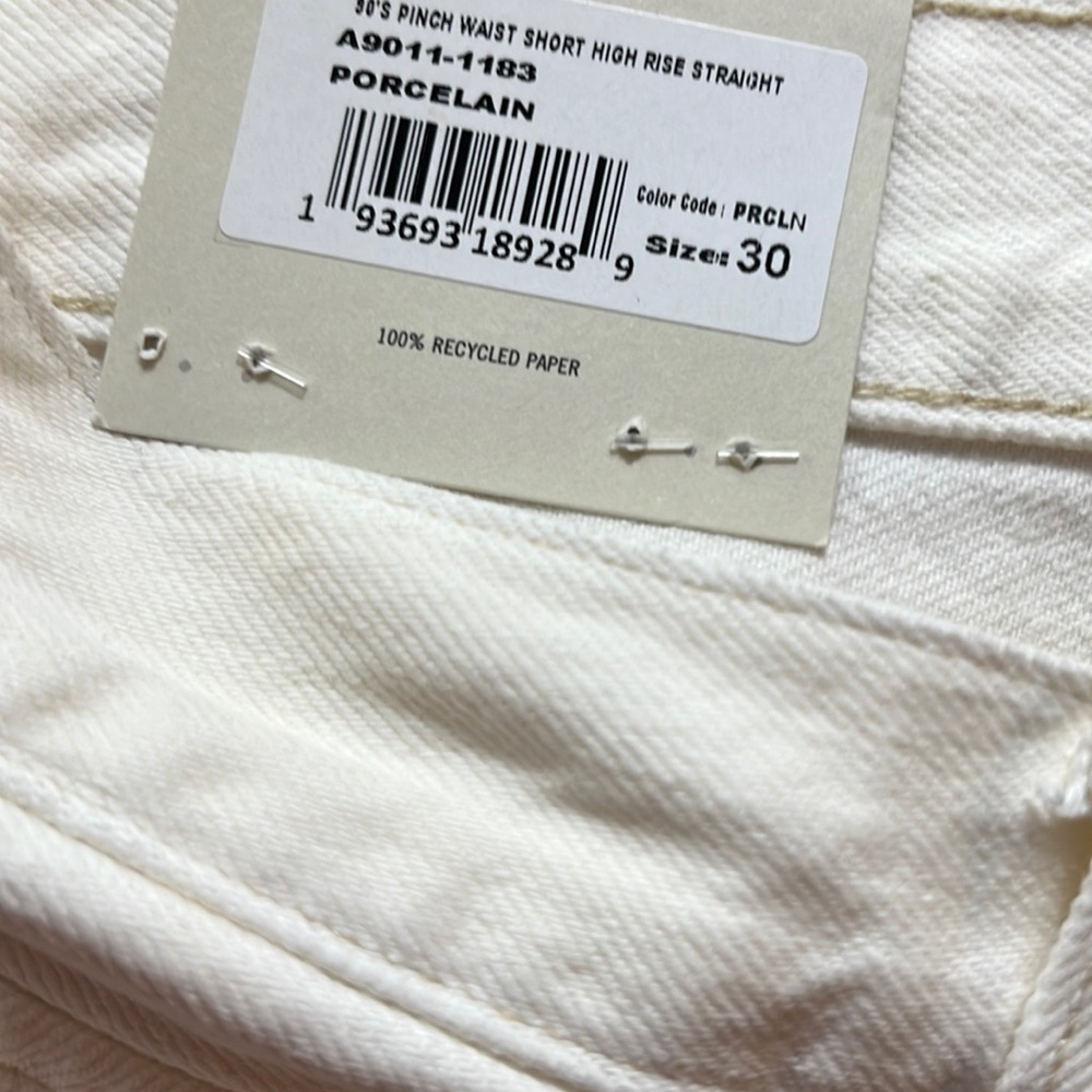AGolde 90’s Pinch Waist Short High Rise Straight Size 30 NWT - Picture 8 of 16